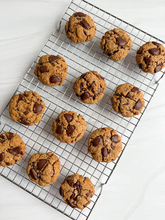 Chickpea Classic Peanut Butter Chocolate Chunk Cookies - Beanie Bites