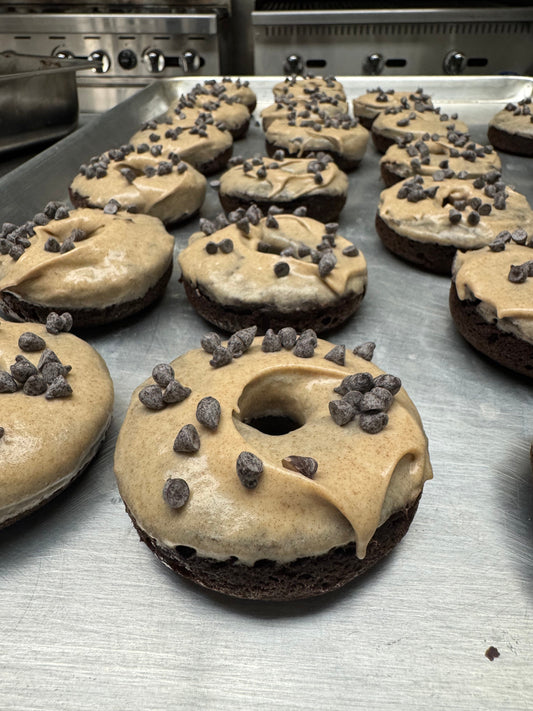 Chocolate Chickpea Donuts - Beanie Bites