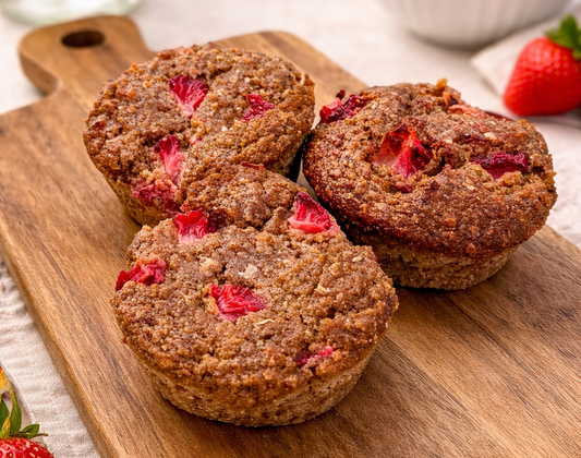Chickpea 🍓Strawberry🍓 Muffins