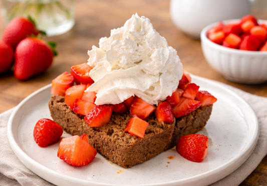 Chickpea Strawberry Shortcake