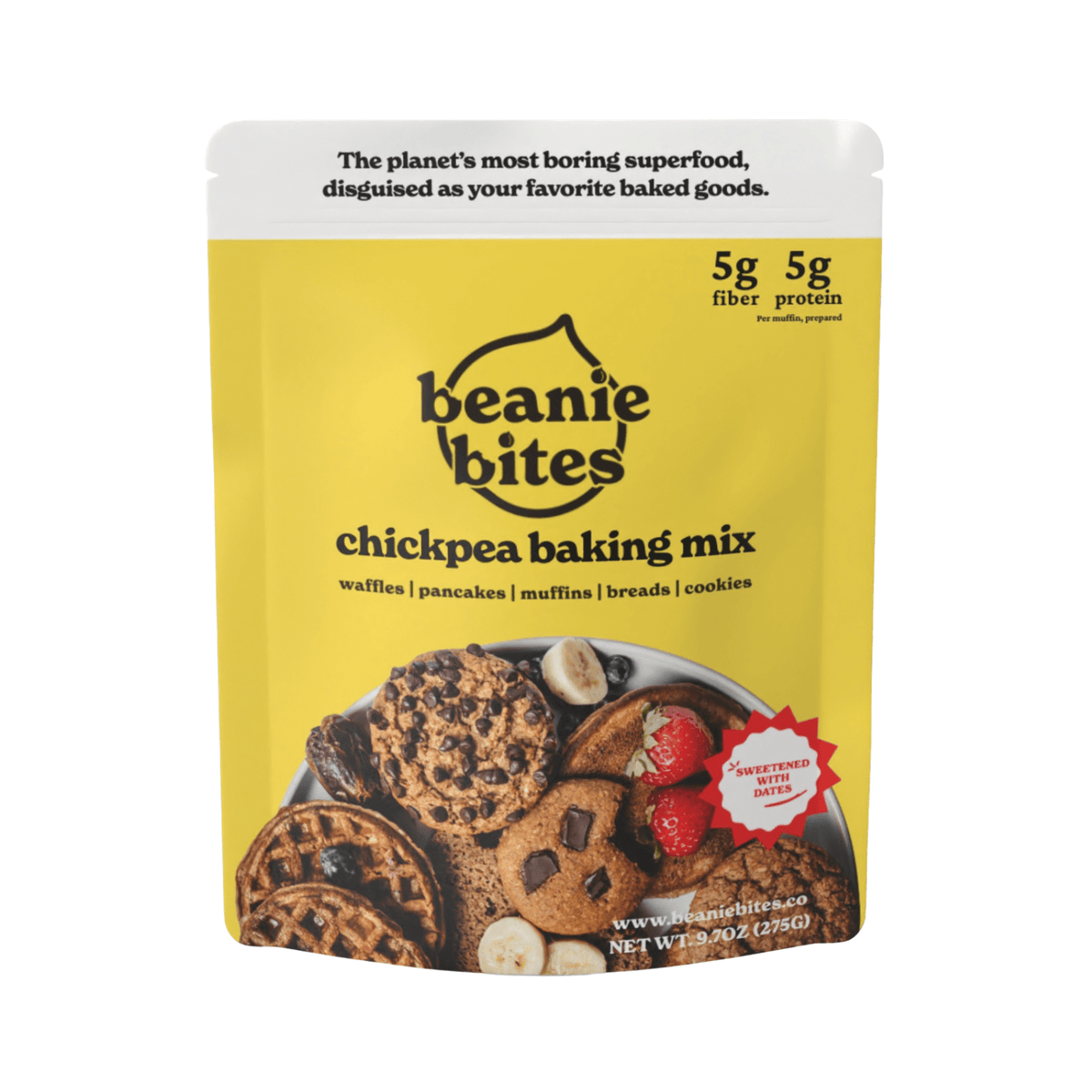 Beanie Bites Chickpea Original Baking Mix