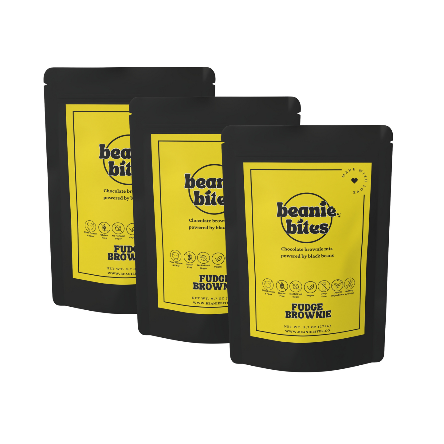 Black Bean Brownie 3 pack 