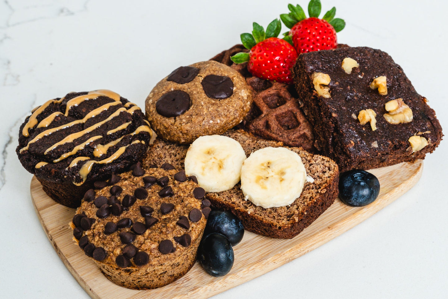 beanie bites chickpea baked goods combo platter