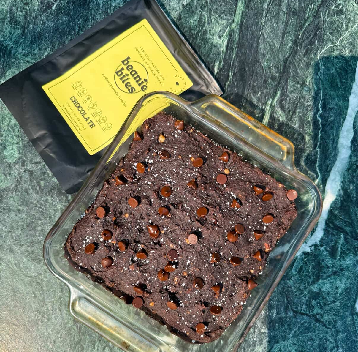 beanie bites black bean brownie